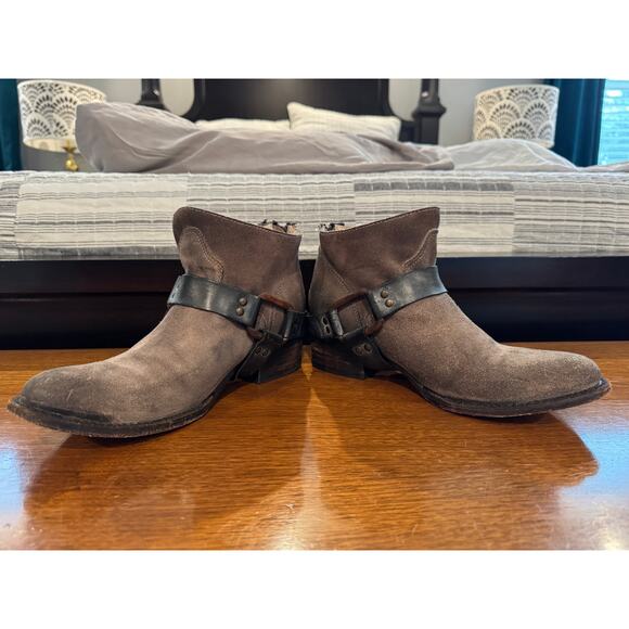 Freebird Phlow Distressed Suede Ankle Boots, Women's Size 8 - Picture 3 of 7